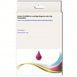 Huismerk Canon CLI-526M inktcartridge magenta met chip