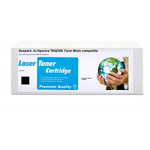 Huismerk 2x Kyocera TK-5230K toner zwart