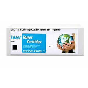 Huismerk 2x Samsung ML-D2850A toner zwart