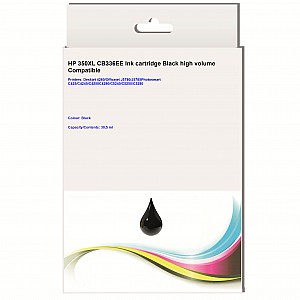 Huismerk HP 350XL (CB336EE) inktcartridge zwart hoog volume