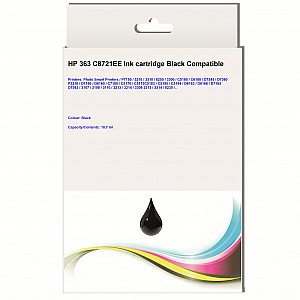 Huismerk HP 363 (C8721EE) inktcartridge zwart