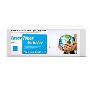 Huismerk HP 503A (Q7581A) toner cyaan