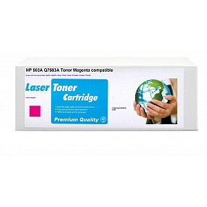 Huismerk HP 503A (Q7583A) toner magenta