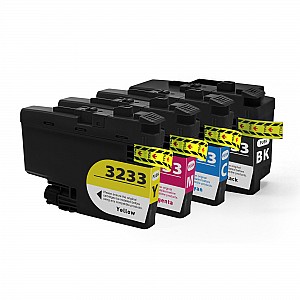 Huismerk Brother LC-3233 BK/C/M/Y 4 kleuren Multipack inktcartridges