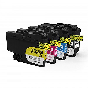 Huismerk Brother LC-3235XL BK/C/M/Y 4 kleuren, hoog volume Multipack inktcartridges