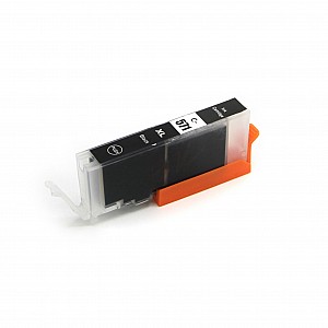 Huismerk Canon CLI-571BK XL inktcartridge zwart hoog volume