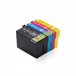 Huismerk Epson 27XL (T2715) inktcartridge Zwart / 3-kleuren Hoge capaciteit