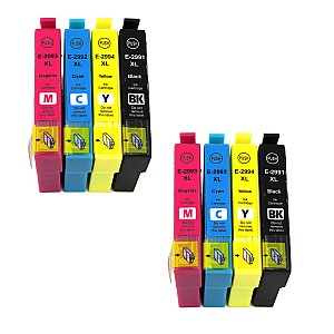 Huismerk 2x Epson T2996 (29XL) Inktcartridge 4-kleuren Hoge capaciteit Multipack